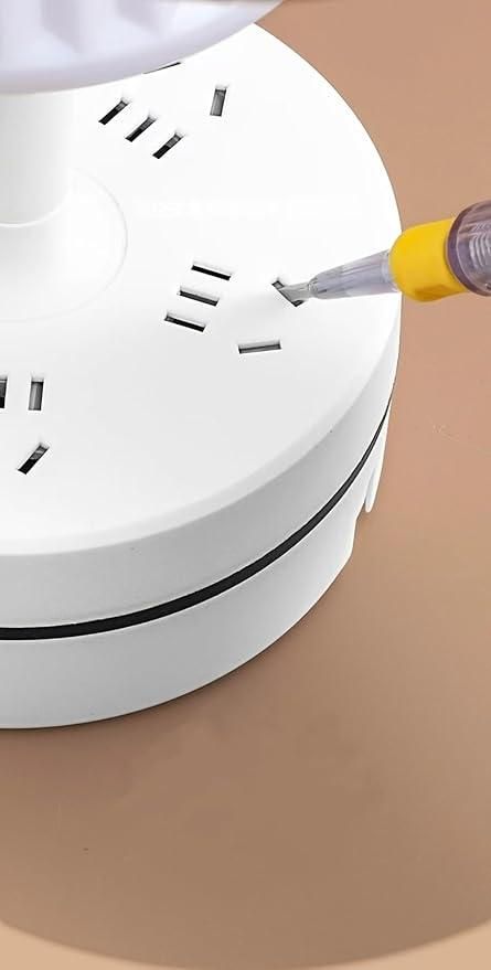 3 in 1 Dimmable LED Table Lamp (LIGHT+ CHARGING POINTS +MOBILE STAND)