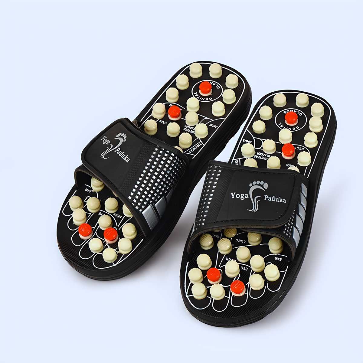 Acupressure and Magnetic Therapy Paduka Slippers for (Full Body Blood Circulation) For Men and Women