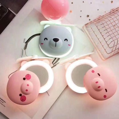 Cute Piggy Pocket LED Fan (Best Gift For Your Loved Ones) 💖